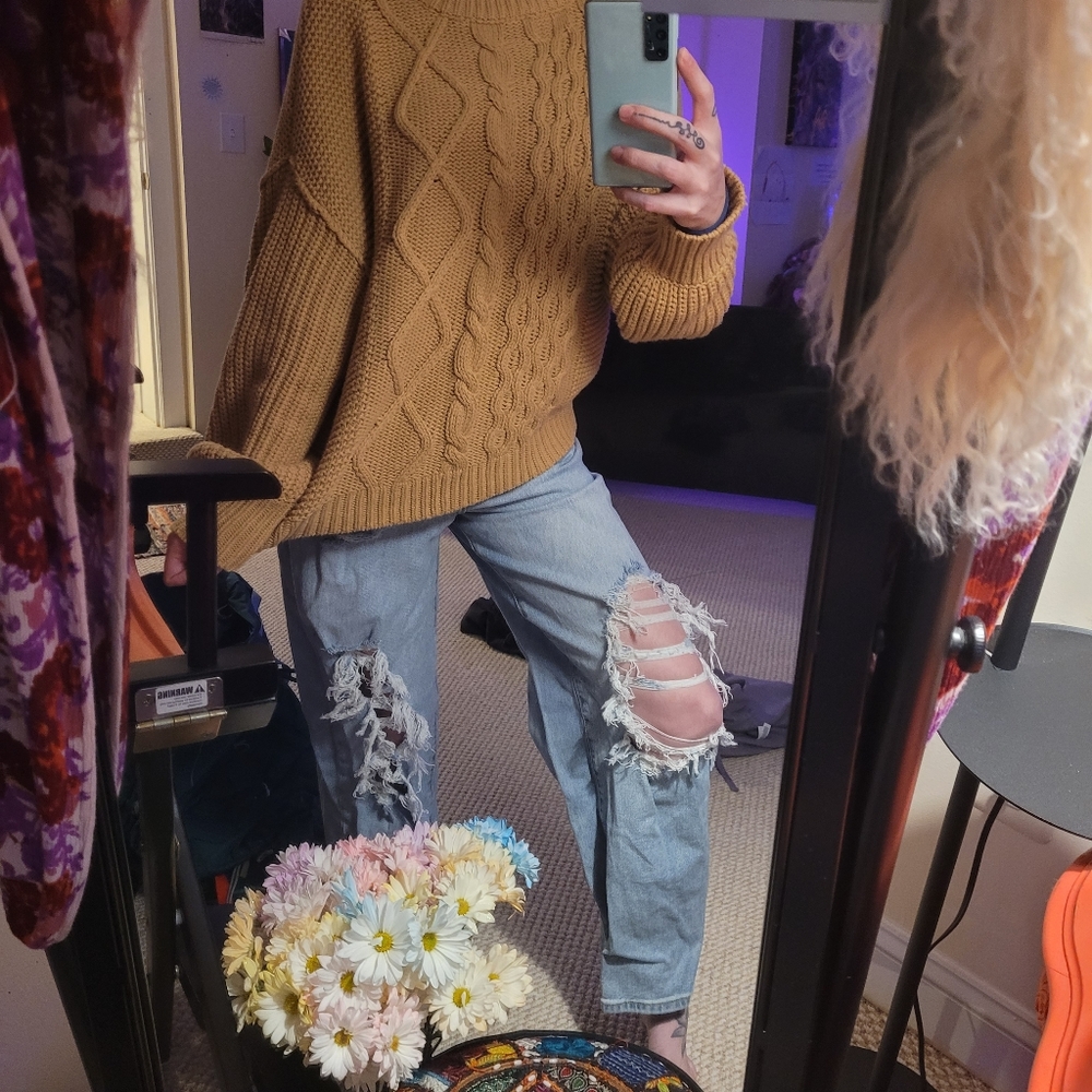 free people chunky sweater ~ NWOT